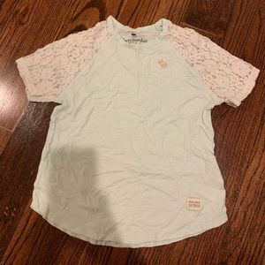 Abercrombie and Fitch Kids Girls turquoise t-shirt